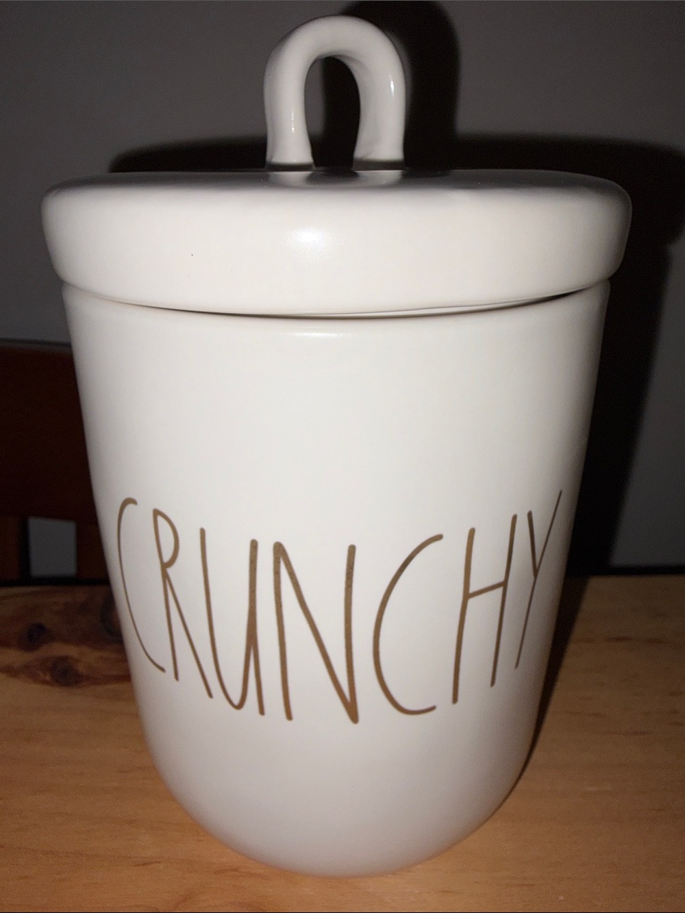 Rae Dunn CRUNCHY canister
